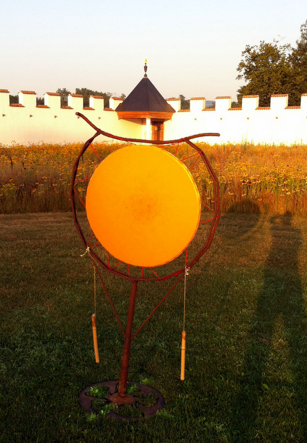 sculpture musicale percussion pour jardin et espace de plein air tout public